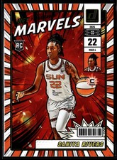 2025 Donruss WNBA #5 Saniya Rivers Net Marvels Press Proof
