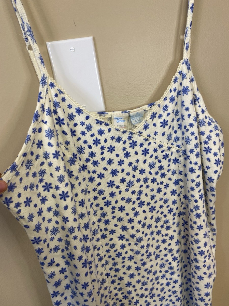 Age Group Intimates Floral Cotton Slip View 3