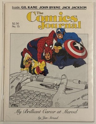 The Comics Journal #75 RARE 1982 Fantagraphics Gil Kane John Byrne Jack Jackson