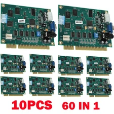10x 60 In1 Multicade PCB Board CGA/VGA Output For Classic Jamma Arcade Game USA