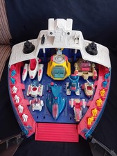 Manta Force Command Ship, Vintage 80s Toys, All Ships and Men, Excellent Cond'