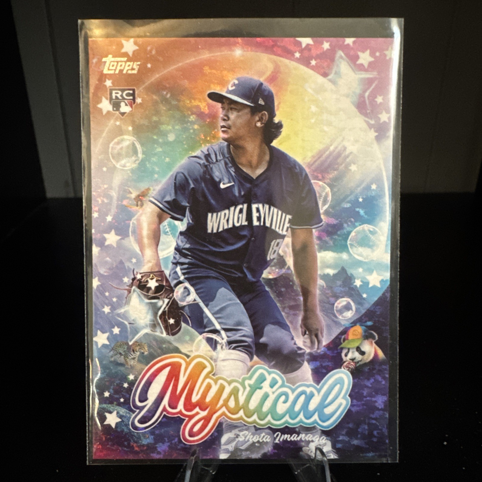 2024 Topps Update Series - Mystical Blue #MYS-28 Shota Imanaga (RC) Chicago Cubs
