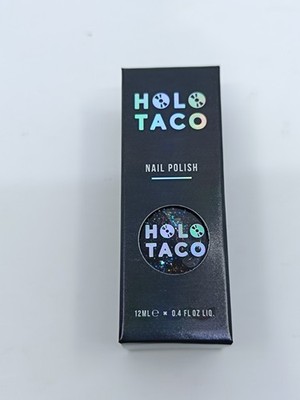 Holo Taco Midnight Owl 12ml Holo Nagellack Dunkel Grau Violett Glitzer Shimmer