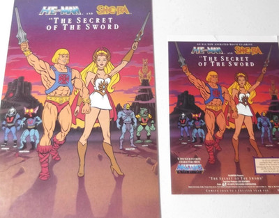 Secret Sword Movie Preview Comic #0 Princess of Power She-ra Vtg 1985 He-man