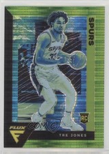 2020-21 Panini Flux Rookies Factory Set Green Pulsar Prizm Tre Jones #230 e7q