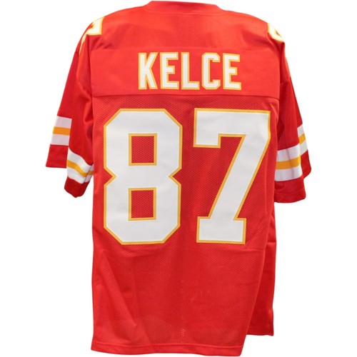 Travis Kelce Custom Pro Style Sz XL Red Jersey Sewn Stitched Unautographed 57954