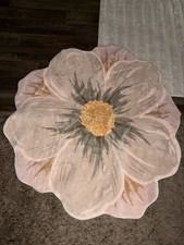 Faux Cashmere Floral Rug Soft Microfiber 4 Fe...