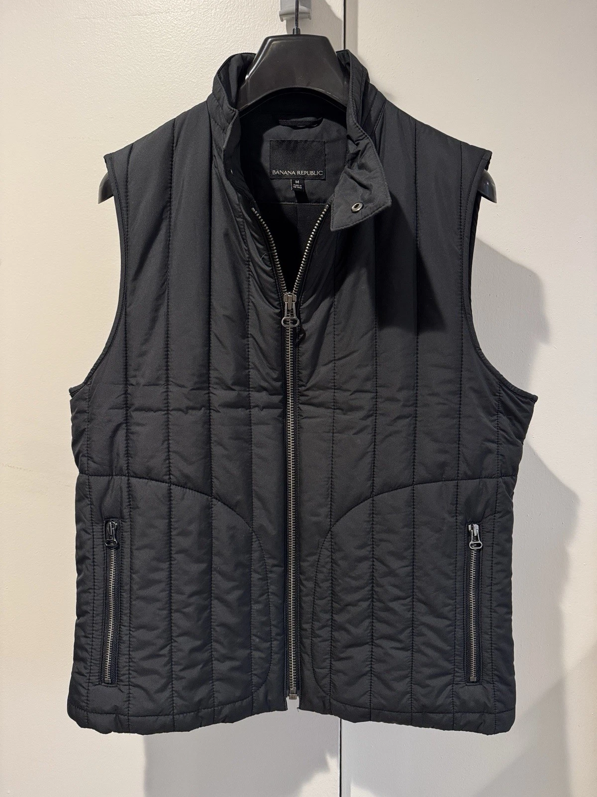 Banana Republic Men's Vest in Black, M