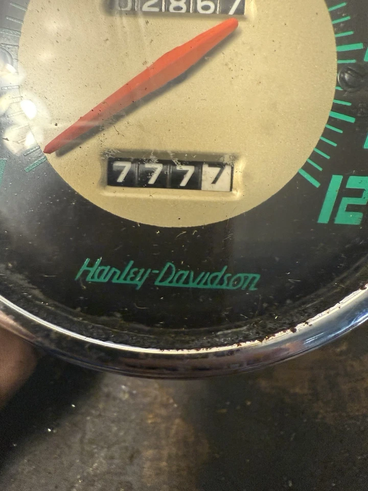 Velocímetro 278 g Harley OEM Panhead Hydra Duo Glide 1956-1961 Foto 2 de 4