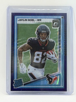 2025 Donruss Optic #241 Jaylin Noel Purple Shock Houston Texans RMH