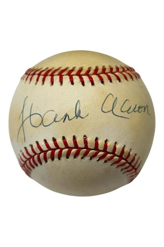 Hank Aaron Signed/Autographed MLB Baseball (PSA Authentication) #26175