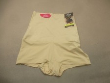 NEW Maidenform Size L Womens Beige Compression High Waist Shaping Brief 10S