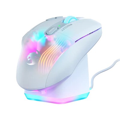ROCCAT KONE XP AIR Gaming Mouse   White RGB Fast Charging Station 90905-446-02