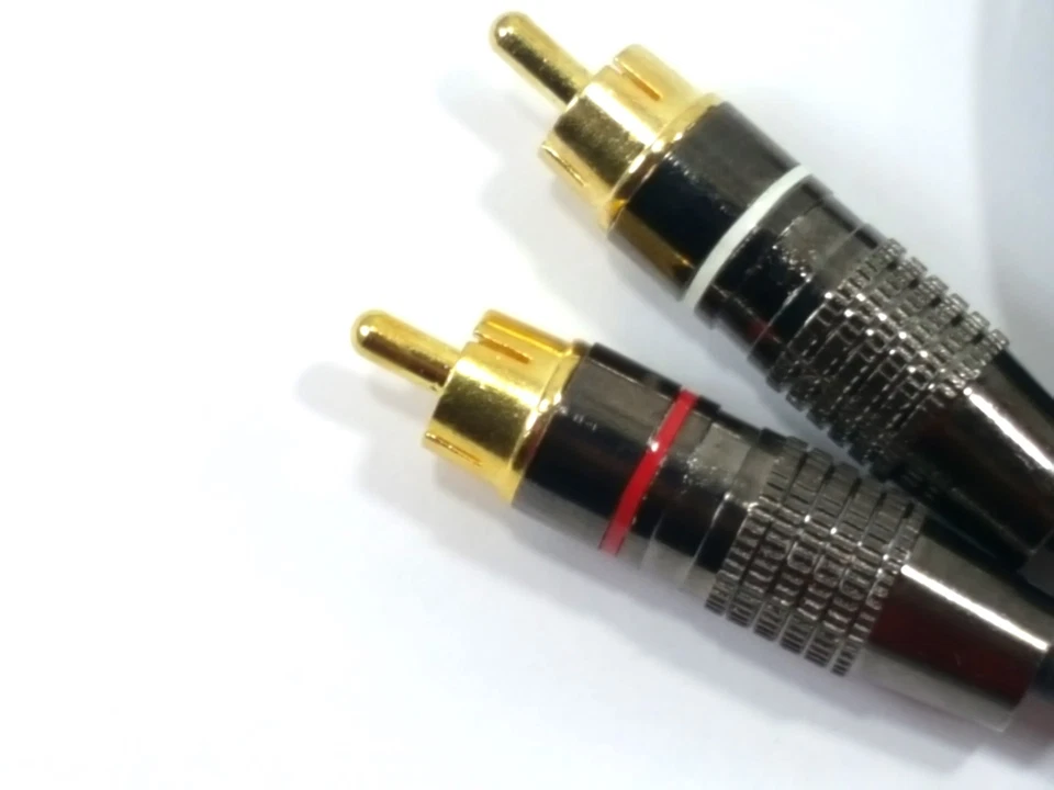 Technics SL 1200 1210 MK2 MK3 M3D MK3D MK5 MK6 Cavo rca phono con massa | 6N - Image 4 of 4