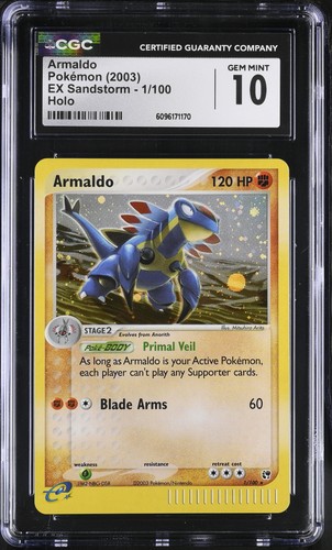 Armaldo graded CGC 10 for sale on eBay