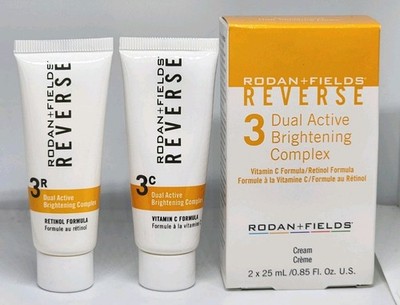 Rodan + Fields Reverse Dual Active Brightening Complex 2 X 25 mL .85 oz New