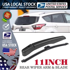 New 11" OEM Quality Rear Window Windshield Wiper Blade & Arm Set All Season US