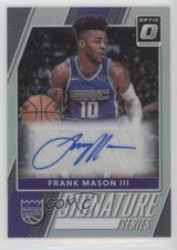 2017 Panini Donruss Optic Signature Series Holo Prizm Frank Mason III Auto l3a