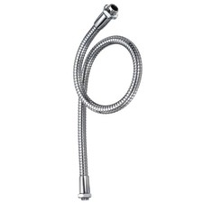 15.7" Universal Gooseneck Hose, 1pcs M10 to M8 Fine Thread Chrome Color 8mm