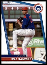 2024 Will Sanders MiLB Minor League Rookie Card South Bend Cubs