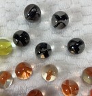 Vintage 4-Vane Cat’s Eye Marbles - Lot of 71- Some Pontils — photo 7