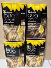 Garnier Olia No Ammonia Permanent Hair Dye, 3 X Blonde, 1 X Brunette