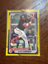 2024 Bowman - Prospects Byron Chourio #BP-129 Yellow Border /75 (RC)