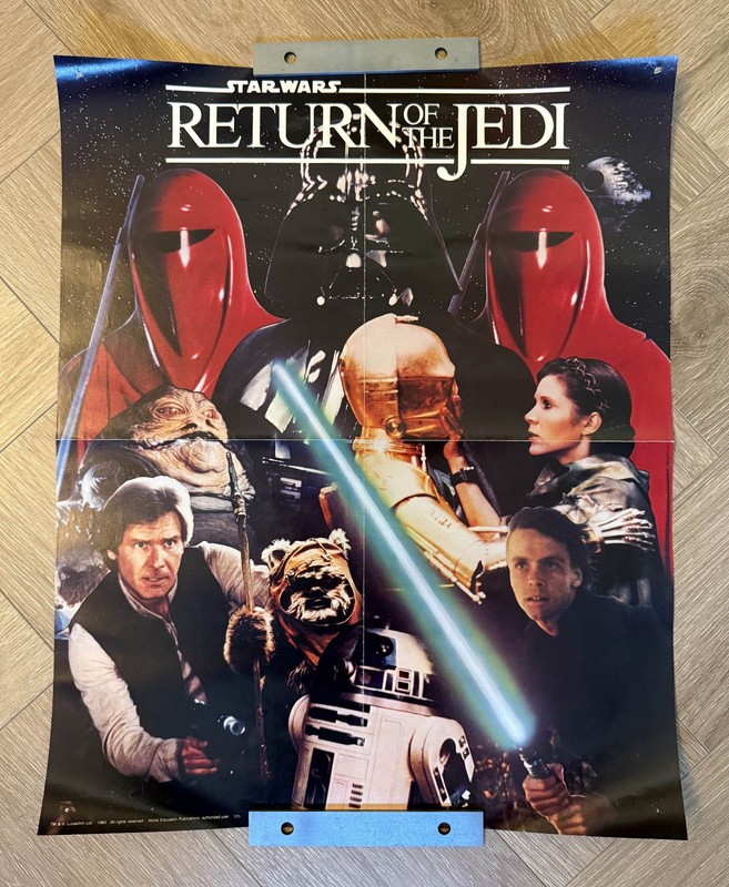 1983 STAR WARS Return of the Jedi poster - 16" x 20"