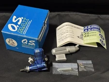 O.S. Engine 25LA (Blue) with muffler Airplane Engine New in Box  Made in Japan