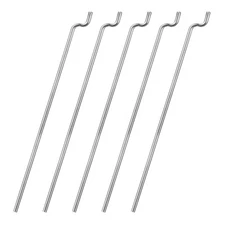 10 Pcs 1.2mm x 450mm (17.7 inch) Steel Z Pull/Push Rods Parts
