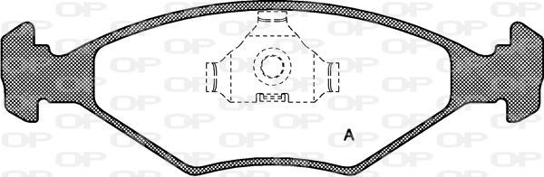 Plaquettes de frein Fiat Fiorino 1.7 D et 1.1 pour camionnette