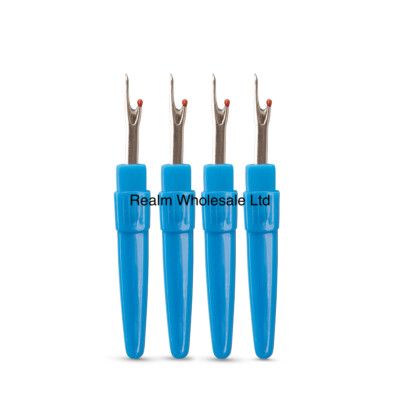 Nahttrenner Nähpflücker 4er Pack großer Faden Stichschneider blau