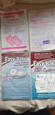 The Easy Bake Oven Cookbook  Instruction Booklet 2007  Mixes 4 pamphlets
