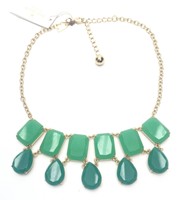 Kate Spade Ny Green/gold Statement Necklace $148 on sale Kate Spade Ny Green/gold Statement Necklace $148 on sale
