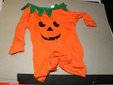 NWOT Pumpkin Jack O Lantern Halloween Costume Child Kid Infant Baby 0-6 months