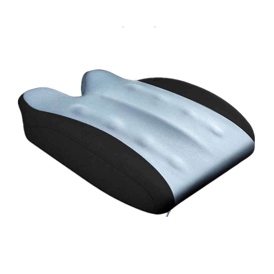 Car Office Seat Cushion Breathable Fabric Front Chair Pad Orthopedic Memory Foam — 第 3/4 张图片