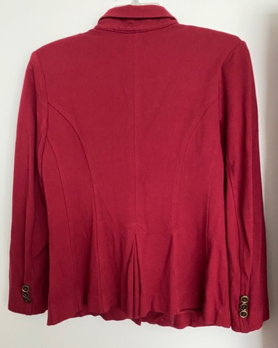 Cabi Dark Red Ava Pant Suit with Blazer Jacket size 4/6 - Picture 8 of 14