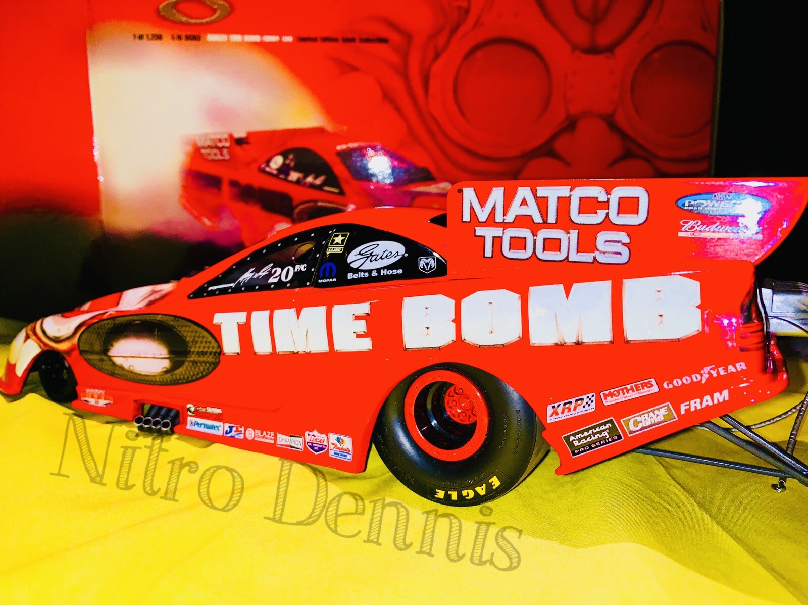 NHRA GARY SCELZI 116 MILESTONE Diecast OAKLEY NITRO Funny Car 03 Time