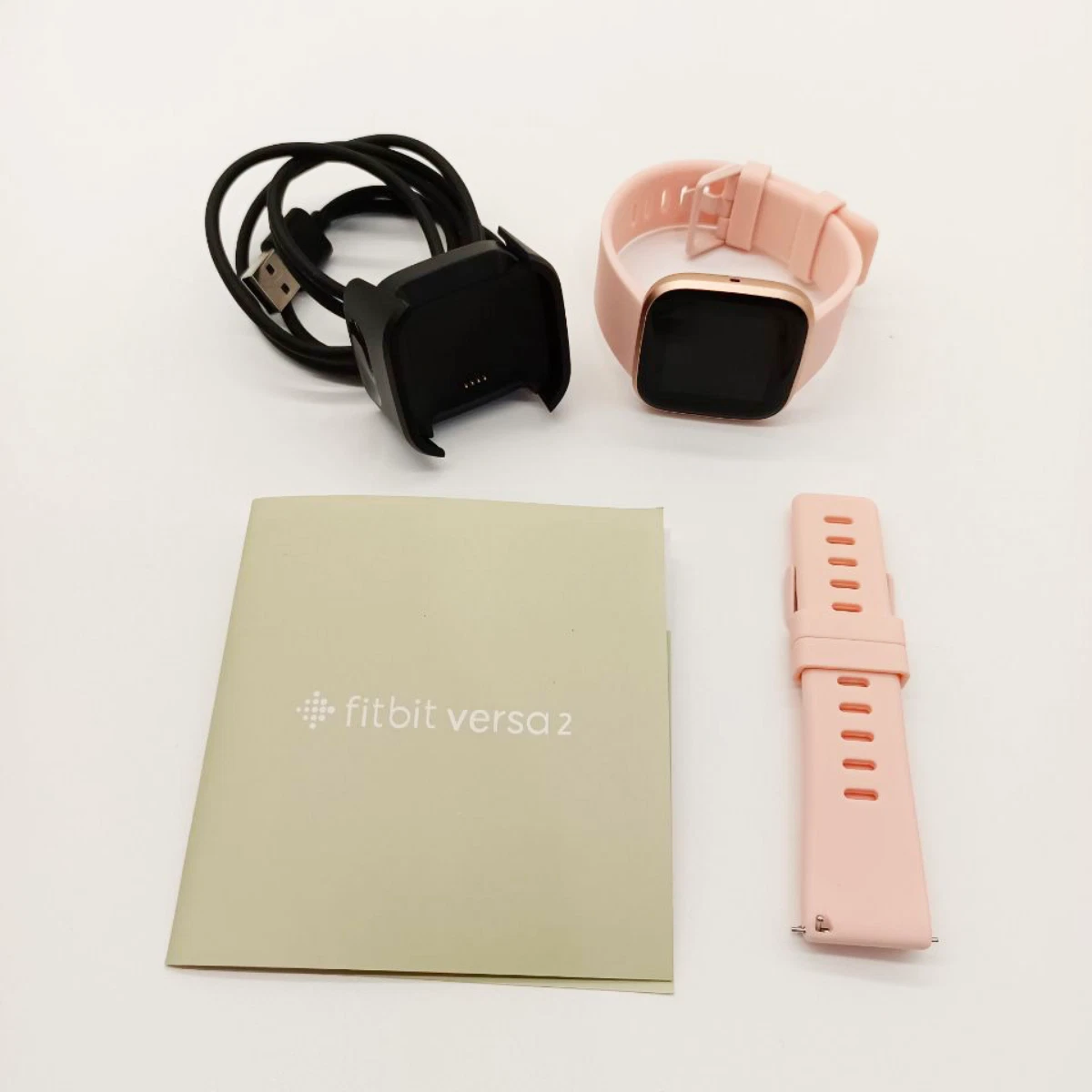 Pink Sand Fitness Tracker Fitbit Versa Rose Gold Best Price Fitbit