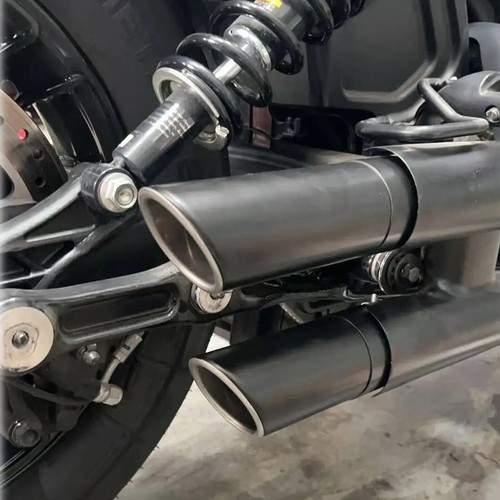 Shorty Exhaust Slip On Muffler Pipe For Indian Scout Sixty Rogue Bobber 15-2025 - Foto 7 di 10