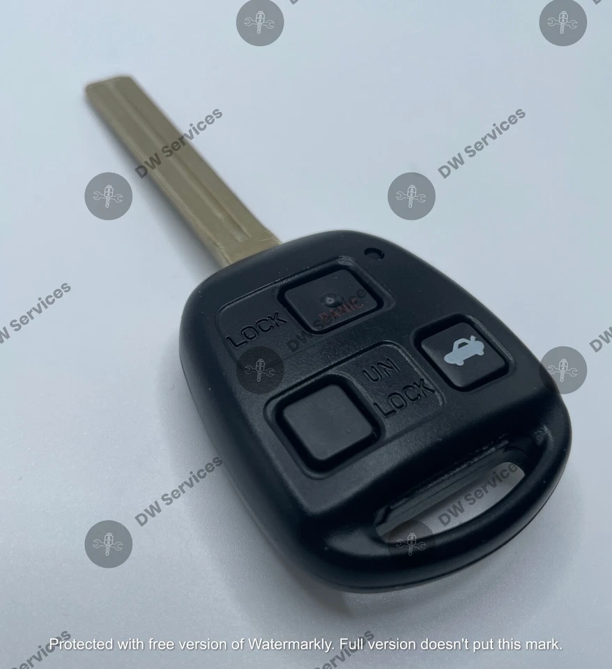 ¡NUEVO! Llave remota de entrada sin llave Lexus FOB 4C HOJA LARGA ES300/GS300/SC300/400/LX47 Foto 3 de 4