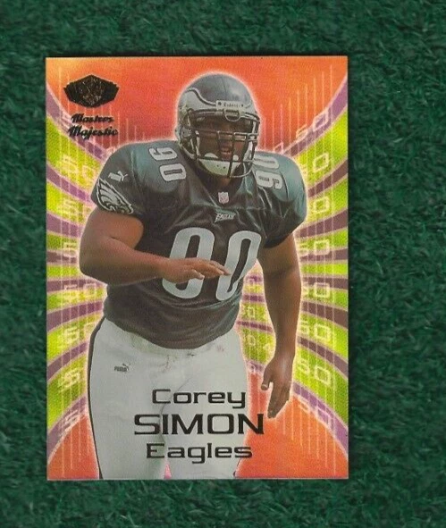 COREY SIMON  4663/5000 - 2000 COLLECTOR'S EDGE MASTERS MAJESTIC ROOKIE CARD #M23 - Image 2 of 3