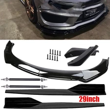 For Mercedes-Benz CLA180 Front Bumper Lip/ Splitter Spoiler Body Kit Side Skirt
