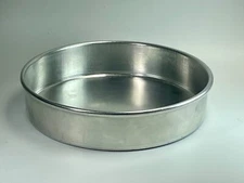 MAGIC LINE 9” X 2" ALUMINUM CAKE PAN MADE IN USA GARDENA, CA. 90248