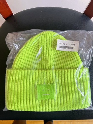 Acne Studios Pansy Green Beanie Hat | eBay