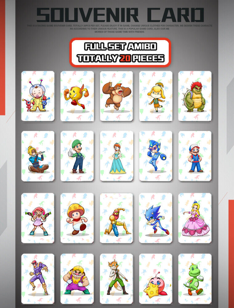 Switch Nfc Tag Cards Zelda Splatton Amiibo M Kart Odyssey For Nintendo Ebay