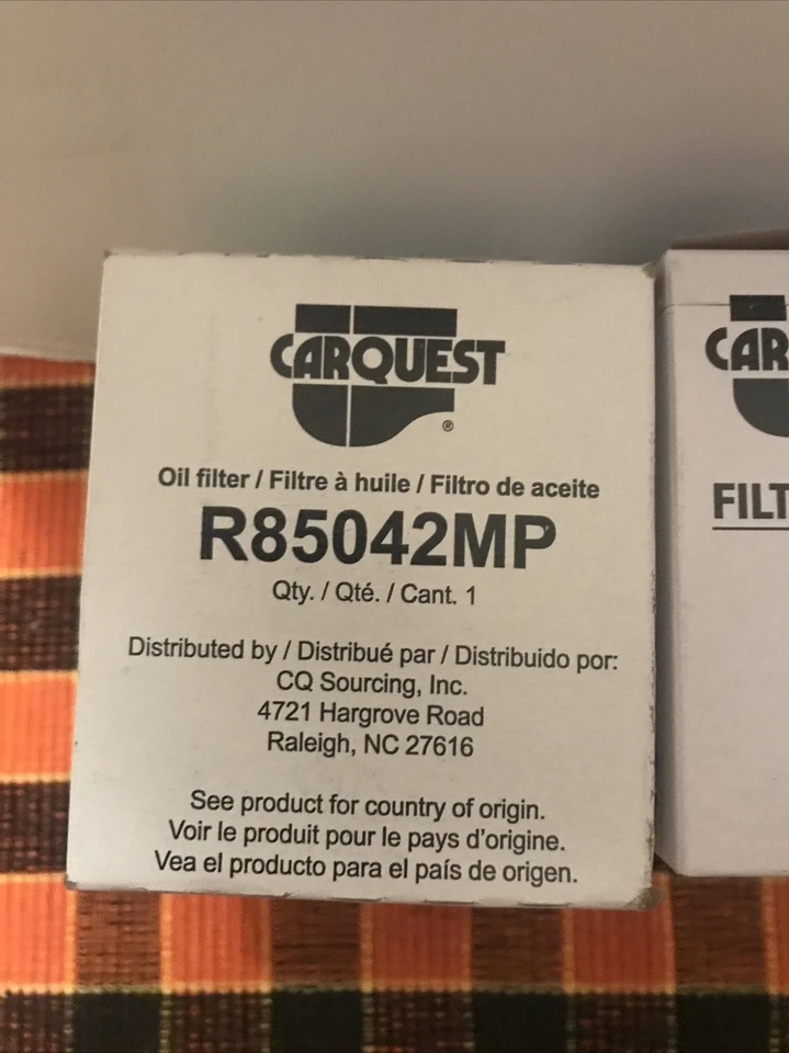 Filtro Original CarQuest R85042MP (4 Filtros) Nuevo Foto 4 de 4