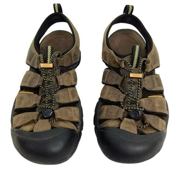 Keen Newport sandalo uomo 7 5 H2 pelle sandali impermeabili marrone