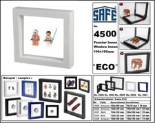 Schweberahmen-Lego-Minifiguren-SAFE-4500-ECO-Wei&szlig;-Innen-100x100-Au&szlig;en-130x130x25