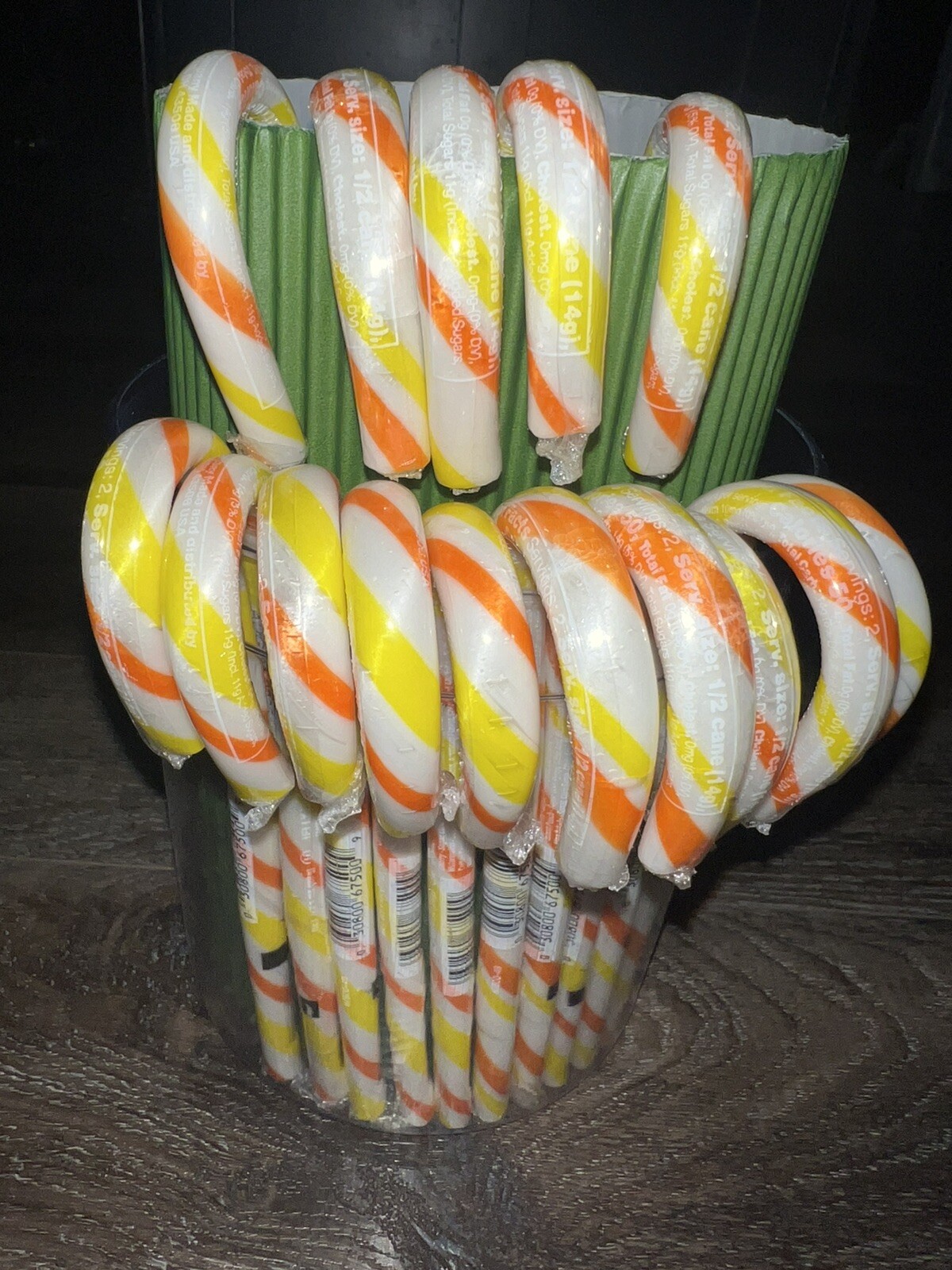 Jelly Belly Candy Canes Pina Colada 80Piece Bucket Candy, 60 OFF